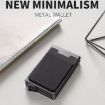 RFID Aluminum Alloy Anti-Degaussing Coin Card Holder - Black - 5