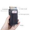 RFID Aluminum Alloy Anti-Degaussing Coin Card Holder - Silver - 4