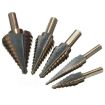 Pagoda Drill Bit High Speed Steel Triangle Handle 5-in-1 Set - 2