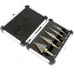 Pagoda Drill Bit High Speed Steel Triangle Handle 5-in-1 Set - 6