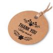 Kraft Paper Gift Tags 100pcs with 20m Hemp Rope (L-03) - 4
