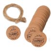 100pcs Kraft Paper Gift Tags with 20m Hemp Rope (L-07) - 1