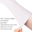 Bride Gloves Satin Long Vintage Wedding Dress Sunscreen Gloves White - 5