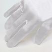 Satin Long Vintage Bride Gloves - Silver White Wedding Sunscreen - 6