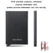 NEWBRING Black Metal Wallet - Automatic Pop-up Anti-degaussing Holder - 4