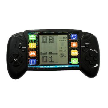 Large Screen Black Handheld Game Console for Kids - Electronic Toy - 1