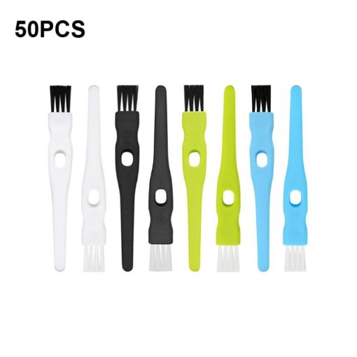 50 PCS Crevice Cleaning, Garlic Masher & Coffee Machine Brush (Random Color) - 1
