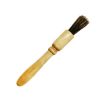 Wooden Handle Coffee Grinder & BBQ Pig Bristle Cleaning Brush (Floral) - 1