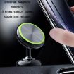 Black Luminous Car Aluminum Alloy Magnetic Mobile Phone Holder - 6