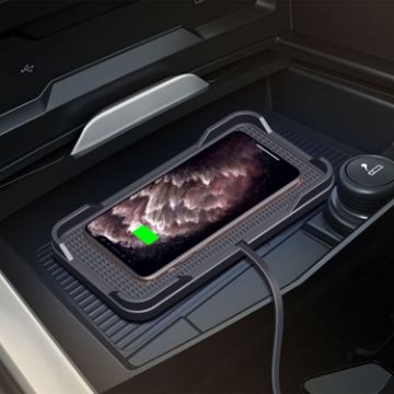 POLMXS C12 Car Anti-Slip Wireless Charger - Secure In-Car Charging - 1