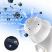 Skin Color Hearing Aid Amplifier with Black Charging Bin - Double Machine - 5