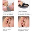 Elderly Hearing Aid Sound Amplifier - EU Plug, Blue & Black Charging Bin - 7
