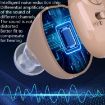 Portable Rechargeable Hearing Aid, Elderly Sound Amplifier, EU Plug, Skin Color - 6