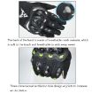 MOTOCENTRIC 13-MC-010 Touch Screen Motorcycle Gloves, M, Gray, Breathable - 5