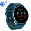 Smart Heart Rate Blood Pressure Oxygen Monitor Bluetooth Watch Blue - 1