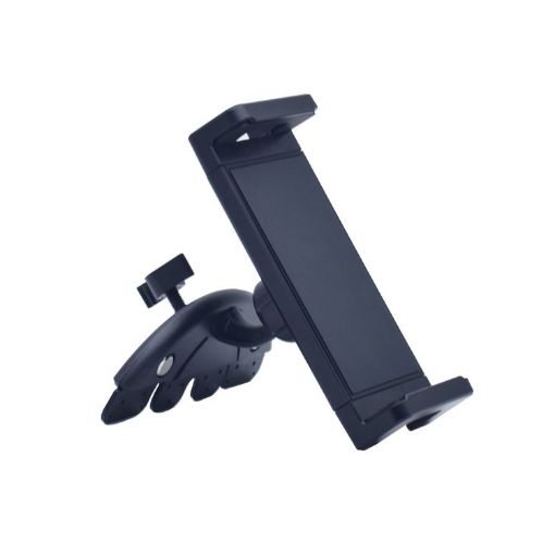 Universal CD Port Phone & Tablet Bracket for Automobiles, Fits Up to 15" - 1