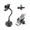 Universal Air Inlet Cup Seat & Long Hose Car Phone Bracket Holder - 1
