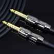 KGR 6m Guitar Cable Keyboard Drum Audio Cable Elbow Straight Jack - 4