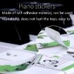 Giraffe Piano Keyboard Stickers for M52 88/76/61/54/49 Keys - 5