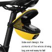 WEST BIKING Yellow Mini Hardshell Bicycle Saddle Tail Bag - 4