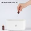 JF801 Desktop Flame Aroma Diffuser Humidifier - Monochrome Light-Green - 6