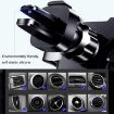Universal Metal Gravity Car Phone Holder - Silver | Secure & Stylish Mount - 6