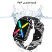 HD6 1.69" Pink Smart Watch with Heart Rate Monitoring - Multifunctional - 3