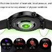 HD2 1.32" Heart Rate Smart Watch - Black Leather Strap - 4