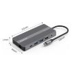 Blueendless 12-in-1 Type-C USB 3.0/2.0 VGA 3.5mm Audio Interface HUB - 3