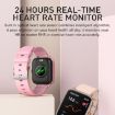 LOANIY Y22 Pink Smart Bluetooth Watch with Heart Rate Monitoring - 4
