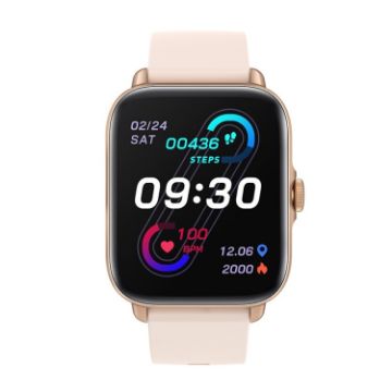 LOANIY Y22 Gold Smart Bluetooth Watch with Heart Rate Monitoring - 1