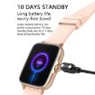 LOANIY Y22 Smart Bluetooth Watch, Heart Rate Monitor, Silver Gray - 6