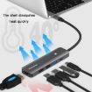 Blueendless 7-in-1 Type-C USB 3.0/2.0 HDMI 4K HUB Adapter - 6