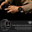 LOANIY G32 Smart Watch - 1.32" Heart Rate Monitor, Black - 6