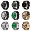 LOANIY E18 Pro Smart Watch with Bluetooth Calling & NFC, Black Leather - 2