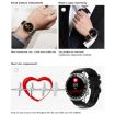 LOANIY E18 Pro Smart Watch with Bluetooth Calling & NFC, Black Leather - 5
