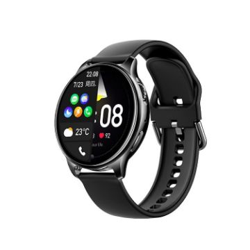 Wearkey Y22 1.32" Bluetooth Calling Smart Watch with Rotary Button - Black - 1