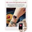 LOANIY HT2 Smart Watch, 1.28" Heart Rate Pedometer, Gold Steel - 4