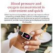 LOANIY HT2 Smart Watch, 1.28" Heart Rate Pedometer, Gold Steel - 6