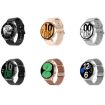 Wearkey DT4+ Smart Call Watch, 1.36" HD Screen, NFC, Silver Silicone - 2