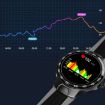 Wearkey E15 Smart Watch - 1.28" Touch Screen, Heart Rate Monitor, Blue - 5