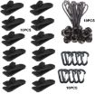 Canopy Fixed Tent Clip Set: 10 Clips, 10 Ropes, 10 Fast Hangings - 1