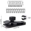 Canopy Fixed Tent Clip Set: 10 Clips, 10 Ropes, 10 Fast Hangings - 3