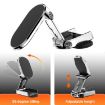 Magnetic Navigation Vehicle Bracket - Folding Silver Holder - 5