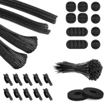 126 In 1 Desktop Data Cable Organizer - Network Pipe Storage Winder Set - 1