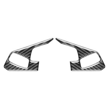 Chevrolet Corvette C8 Steering Wheel Button Frame Sticker Set - Black - 1