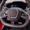 Chevrolet Corvette C8 Steering Wheel Button Frame Sticker Set - Black - 7