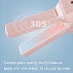 GLS-006 Mini Electric Hair Splint for Straight & Curly Hair - Cherry Pink - 3