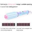 GeLinSi GLS-003 20W Ceramic Glaze Mini Curler Comb, EU Plug - Blue - 4