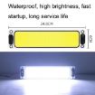 2PCS Car Cab LED Reading Light COB Truck Interior Dome Lamp - White - 5